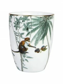 &k amsterdam Mug en porcelaine Animaux, 4 élém., Ø 8 x haut. 10 cm -Cuisine Soldes 2022 Mug en porcelaine Animaux 4 elem 3