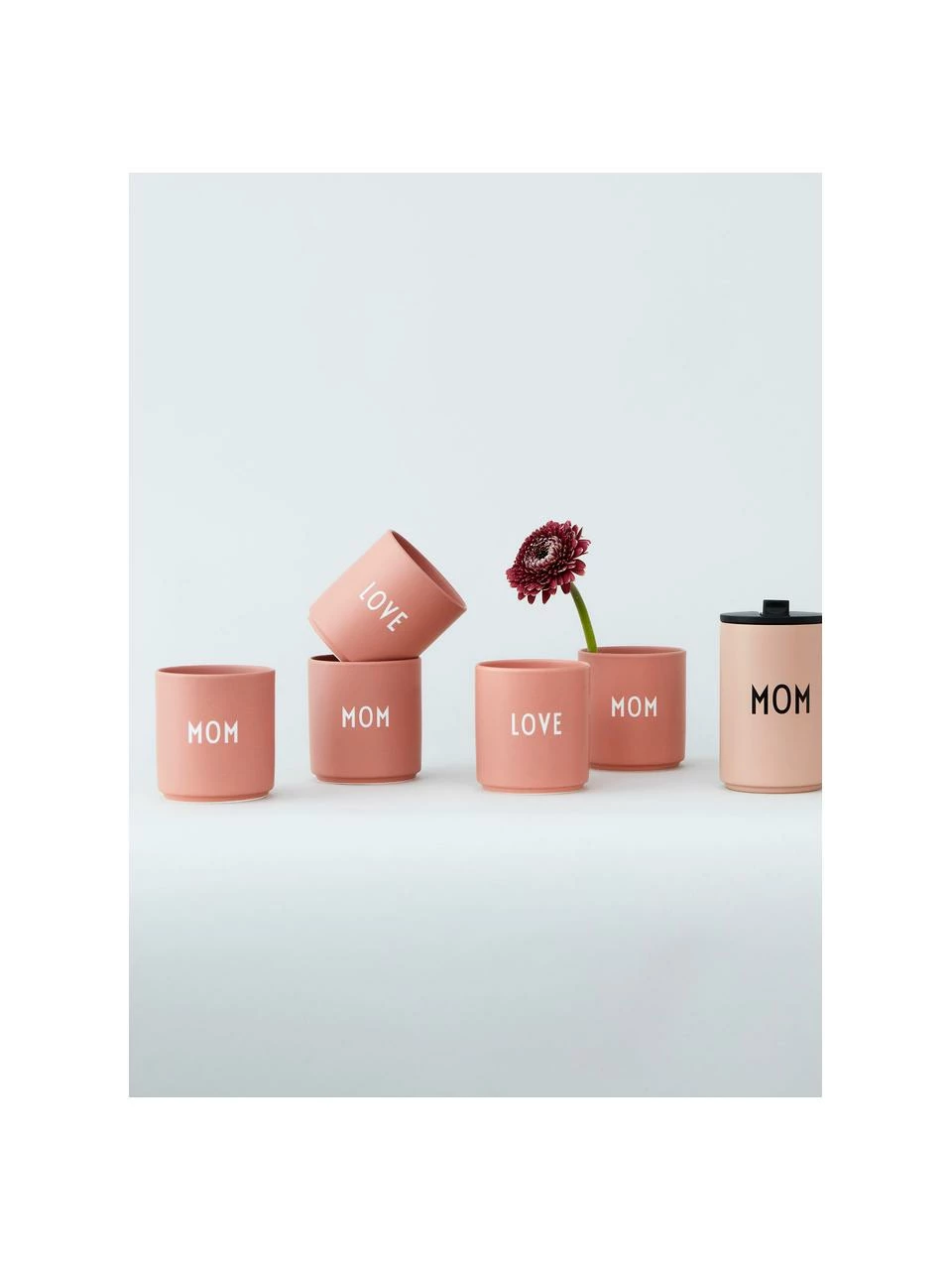 Design Letters Mug en porcelaine Favourite avec lettrage MOM/LOVE, Ø 8 x H 9 cm, 250 ml 4 Design Letters Mug en porcelaine Favourite avec lettrage MOM/LOVE, Ø 8 x H 9 cm, 250 ml – Image 2