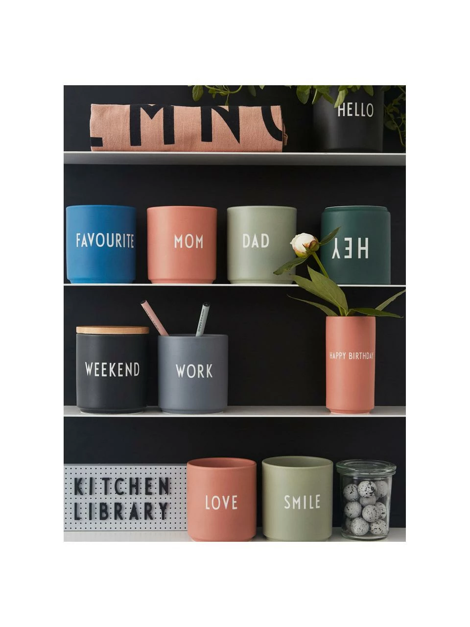 Design Letters Mug en porcelaine Favourite avec lettrage MOM/LOVE, Ø 8 x H 9 cm, 250 ml 8 Design Letters Mug en porcelaine Favourite avec lettrage MOM/LOVE, Ø 8 x H 9 cm, 250 ml – Image 6