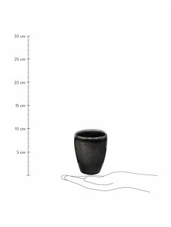 Broste Copenhagen Mug fait main Nordic Coal, 6 pièces, Ø 8 x haut. 10 cm, 250 ml -Cuisine Soldes 2022 Mug fait main Nordic Coal 6 pieces 2