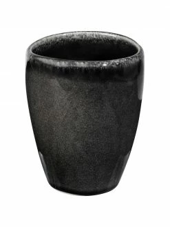 Broste Copenhagen Mug fait main Nordic Coal, 6 pièces, Ø 8 x haut. 10 cm, 250 ml