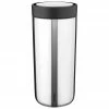 Stelton Mug isotherme argenté, brillant, To Go Click, Ø 8 cm, haut. 17 cm, 400 ml