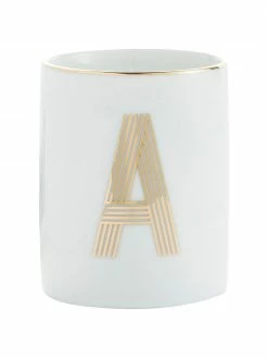 Bitossi Home Mug porcelaine Yours (variantes de A à Z), Mug A, 300 ml
