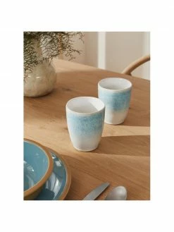 Westwing Collection Mug porcelaine bleu ciel Amalia, 2 pièces, Ø 10 x haut. 11 cm, 430 ml -Cuisine Soldes 2022 Mug porcelaine bleu ciel Amalia 2 pieces 2