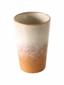 HKliving Mug rétro XL artisanal céramique 70's, 2 élém., Ø 9 x haut. 14 cm, 475 ml 9 HKliving Mug rétro XL artisanal céramique 70's, 2 élém., Ø 9 x haut. 14 cm, 475 ml -Cuisine Soldes 2022 Mug retro XL artisanal ceramique 70s 2 elem 7