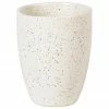 Broste Copenhagen Mug rustique grès cérame faite main blanc crème Nordic Vanilla, 6 pièces, Ø 8 x haut. 10 cm, 250 ml