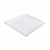 Cote Table Nappe blanche en tissu Nalia, Pour 4 à 6 pers. (larg. 160 x long. 160 cm)Seulement 1 produit disponible -Cuisine Soldes 2022 Nappe blanche en tissu Nalia