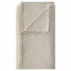 Nappe coton avec franges Ivory, Pour 6 à 10 pers. (larg. 145 x long. 250 cm) -Cuisine Soldes 2022 Nappe coton avec franges Ivory 3