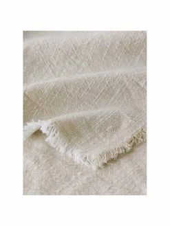Nappe coton avec franges Ivory, Pour 6 à 10 pers. (larg. 145 x long. 250 cm) -Cuisine Soldes 2022 Nappe coton avec franges Ivory 5