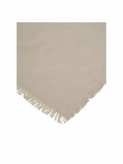 Nappe coton beige Henley, Pour 4 à 6 pers. (larg. 145 x long. 200 cm) -Cuisine Soldes 2022 Nappe coton beige Henley 4