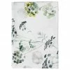 Cote Table Nappe en coton blanc et vert Herbier, Pour 4 à 6 pers. (larg. 160 x long. 160 cm)Disponibilité limitée -Cuisine Soldes 2022 Nappe en coton blanc et vert Herbier