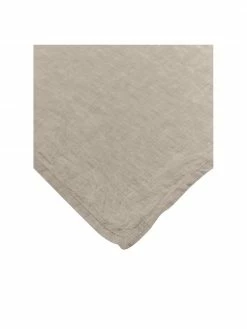 Nappe en lin beige Olga, Pour 4 à 6 pers. (larg. 145 x long. 200 cm) -Cuisine Soldes 2022 Nappe en lin beige Olga 5