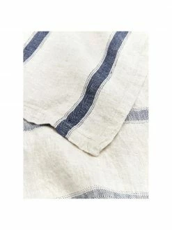 Nappe lin beige/bleu Karla, Pour 6 à 8 pers. (larg. 145 x long. 250 cm) -Cuisine Soldes 2022 Nappe lin beigebleu Karla 5