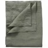 Nappe pur lin vert Duk, Pour 6 à 10 pers. (larg. 135 x long. 250 cm)