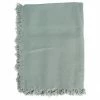 Cote Table Nappe vert sauge pur coton Nalia, Pour 4 à 6 pers. (larg. 160 x long. 160 cm)Seulement 1 produit disponible -Cuisine Soldes 2022 Nappe vert sauge pur coton Nalia