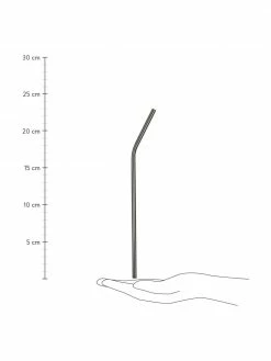 Westwing Collection Paille dorée avec brosse Shine, 4 pièces, Long. 23 cm -Cuisine Soldes 2022 Paille doree avec brosse Shine 4 pieces 10