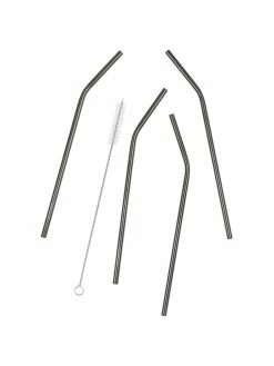 Westwing Collection Paille dorée avec brosse Shine, 4 pièces, Long. 23 cm -Cuisine Soldes 2022 Paille doree avec brosse Shine 4 pieces 11