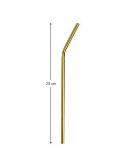 Westwing Collection Paille dorée avec brosse Shine, 4 pièces, Long. 23 cm -Cuisine Soldes 2022 Paille doree avec brosse Shine 4 pieces 2