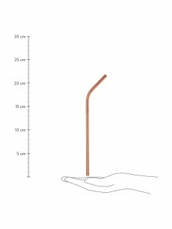 Paille en cuivre avec brosse Manhattan Lounge, 4 élém., long. 22 cm -Cuisine Soldes 2022 Paille en cuivre avec brosse Manhattan Lounge 4 elem 2