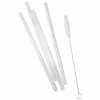 Paille en verre avec brosse Long Drink, 5 élém., long. 24 cm -Cuisine Soldes 2022 Paille en verre avec brosse Long Drink 5 elem