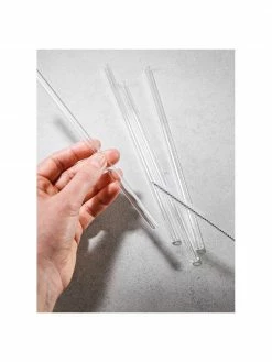 Paille en verre avec brosse Long Drink, 5 élém., long. 24 cm -Cuisine Soldes 2022 Paille en verre avec brosse Long Drink 5 elem 3