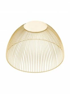 Panier de rangement doré Conic, Ø 25 x haut. 14 cm -Cuisine Soldes 2022 Panier de rangement dore Conic 3