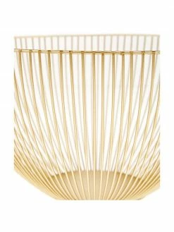 Panier de rangement doré Conic, Ø 25 x haut. 14 cm -Cuisine Soldes 2022 Panier de rangement dore Conic 5