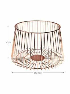 Panier de rangement en acier Basket, Ø 24 x haut. 16 cm -Cuisine Soldes 2022 Panier de rangement en acier Basket 2