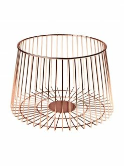 Panier de rangement en acier Basket, Ø 24 x haut. 16 cm