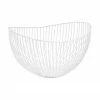 Andrea House Panier de rangement métal blanc Lina, larg. 31 x haut. 20 cm 2 Andrea House Panier de rangement métal blanc Lina, larg. 31 x haut. 20 cm -Cuisine Soldes 2022 Panier de rangement metal blanc Lina