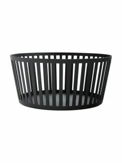 Yamazaki Panier de rangement noir différentes tailles Tower, Ø 22 x haut. 10 cm