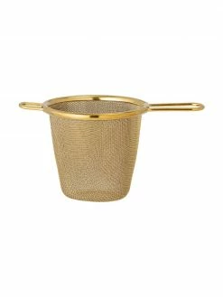 Bloomingville Passoire à thé dorée Kronos, larg. 14 x haut. 7 cm -Cuisine Soldes 2022 Passoire a the doree Kronos 2