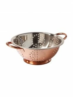 Passoire cuivre/argent Tirana, larg. 30 x haut. 13 cm -Cuisine Soldes 2022 Passoire cuivreargent Tirana 2