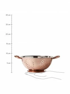 Passoire cuivre/argent Tirana, larg. 30 x haut. 13 cm -Cuisine Soldes 2022 Passoire cuivreargent Tirana 3