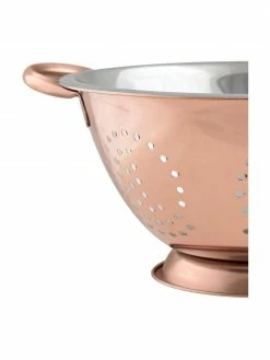 Passoire cuivre/argent Tirana, larg. 30 x haut. 13 cm -Cuisine Soldes 2022 Passoire cuivreargent Tirana 4