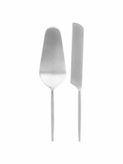 Pelle à gâteau couleur argentée Kelda, 2 élém., Lot de différentes tailles
