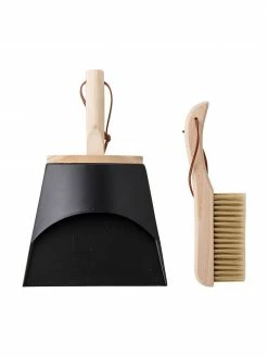 Bloomingville Pelle et balai en bois Sylwia, 2 élém., Lot de différentes tailles
