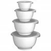 Rosti Petits bols de cuisine blancs Margrethe, 4 élém., Lot de différentes tailles -Cuisine Soldes 2022 Petits bols de cuisine blancs Margrethe 4 elem