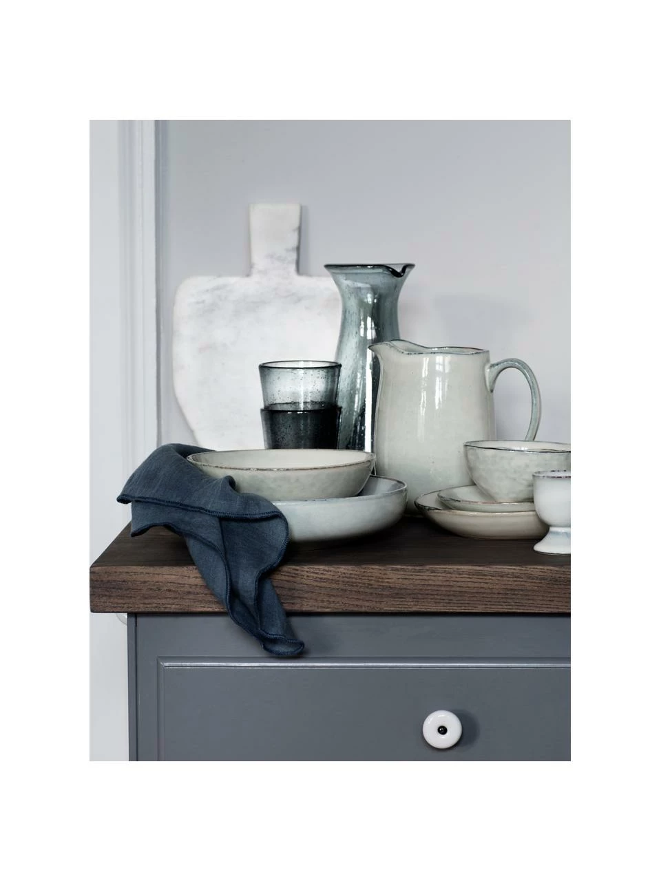 Broste Copenhagen Pichet à lait en grès fait main Nordic Sand, 1 l, larg. 17 x haut. 16 cm 4 Broste Copenhagen Pichet à lait en grès fait main Nordic Sand, 1 l, larg. 17 x haut. 16 cm – Image 2