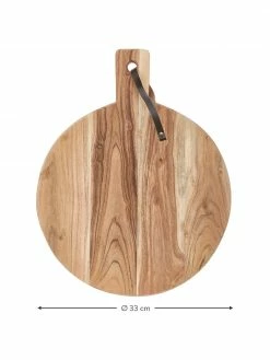 Planche à découper bois Acacia, Ø 33 cm, Ø 33 cm -Cuisine Soldes 2022 Planche a decouper bois Acacia O 33 cm 2