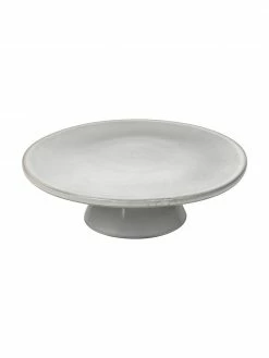 Broste Copenhagen Plat à gâteau artisanal en faïence Nordic Sand, Ø 30 cm, Ø 30 x haut. 10 cm