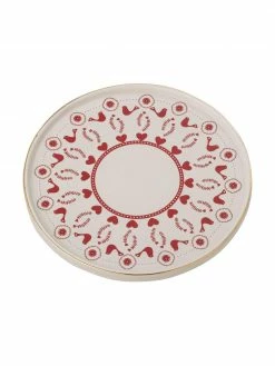Bloomingville Plat à gâteau en grès cérame avec motifs d'hiver et bord doré Jolly, Ø 26 cm, Ø 26 x haut. 7 cm -Cuisine Soldes 2022 Plat a gateau en gres cerame avec motifs dhiver et bord dore Jolly O 26 cm 2