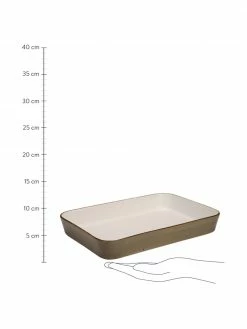Plat de cuisson porcelaine Brisbane, larg. 36 x haut. 5 cm -Cuisine Soldes 2022 Plat de cuisson porcelaine Brisbane 2