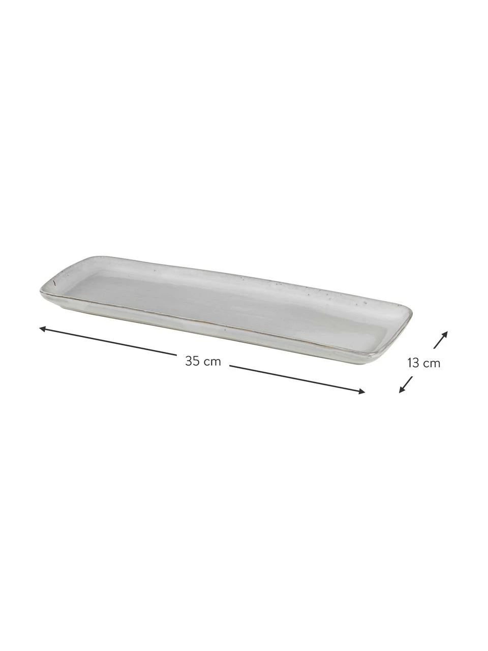 Broste Copenhagen Plat de service artisanal grès Nordic Sand, 35 x 13 cm, larg. 35 x long. 13 cmDisponibilité limitée 5 Broste Copenhagen Plat de service artisanal grès Nordic Sand, 35 x 13 cm, larg. 35 x long. 13 cmDisponibilité limitée – Image 3