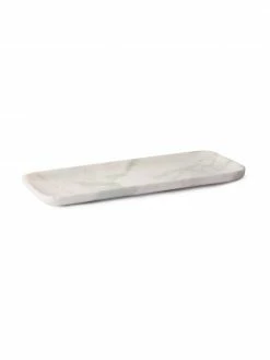 HKliving Plat de service blanc Tina, larg. 12 x prof. 30 cm