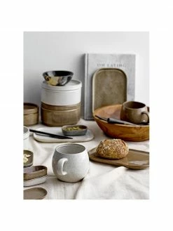 Bloomingville Plat de service fait à la main Addison, 3 élém., larg. 15 x long. 23 cm -Cuisine Soldes 2022 Plat de service fait a la main Addison 3 elem 2