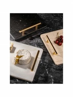 Ladelle Plat de service marbre blanc Emerson, 40 x 24 cm, long. 40 x larg. 24 cm -Cuisine Soldes 2022 Plat de service marbre blanc Emerson 40 x 24 cm 3