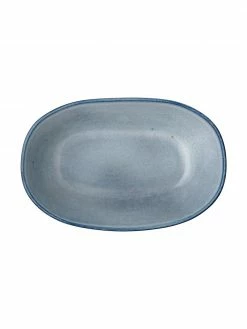 Bloomingville Plat de service rustique en grès Sandrine, larg. 26 x haut. 7 cm -Cuisine Soldes 2022 Plat de service rustique en gres Sandrine 2