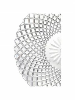 Villa D'Este Home Tivoli Plat de service verre transparent Imperial, Ø25 cm, Ø 25 cm -Cuisine Soldes 2022 Plat de service verre transparent Imperial O25 cm 3