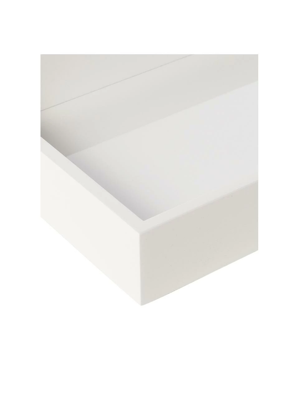 Westwing Collection Plateau blanc brillant Hayley, larg. 33 x prof. 24 cm 6 Westwing Collection Plateau blanc brillant Hayley, larg. 33 x prof. 24 cm – Image 5